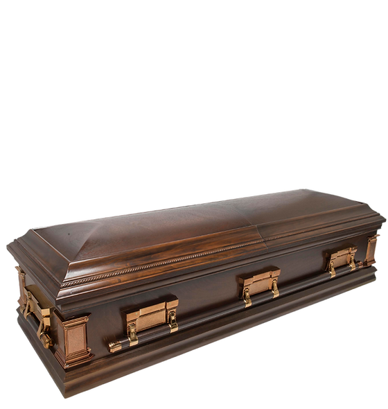 Classic Dome memorial with polished granite and brass finial