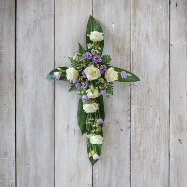 White Lily wreath symbolizing restored innocence and peace